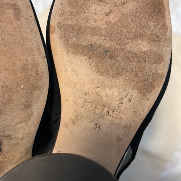 Jacquemus les chausse sling back mismatched block flats size 36 preloved - Picture 4 of 4